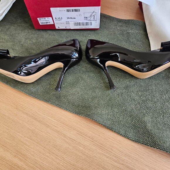 Ferragamo kali women's pumps black-Size 8 - Picture 7 of 7